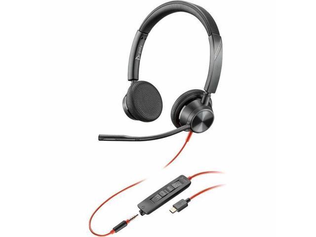HP Poly Blackwire 3325 USB-C Wired Stereo Headset HP Poly Blackwire 3325 USB-C Wired Stereo Headset